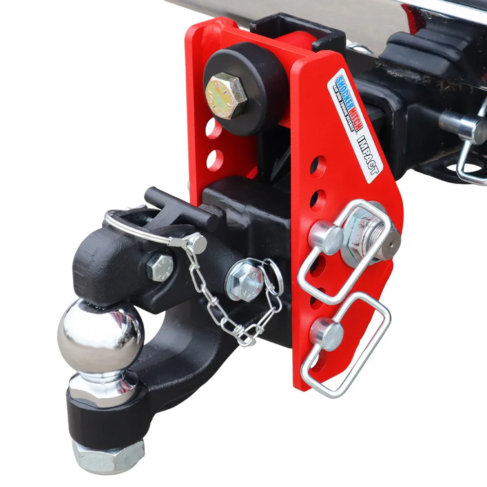 Impact Max Cushion Hitch & 8-Ton Channel Style Pintle Hook with 2" Ball
