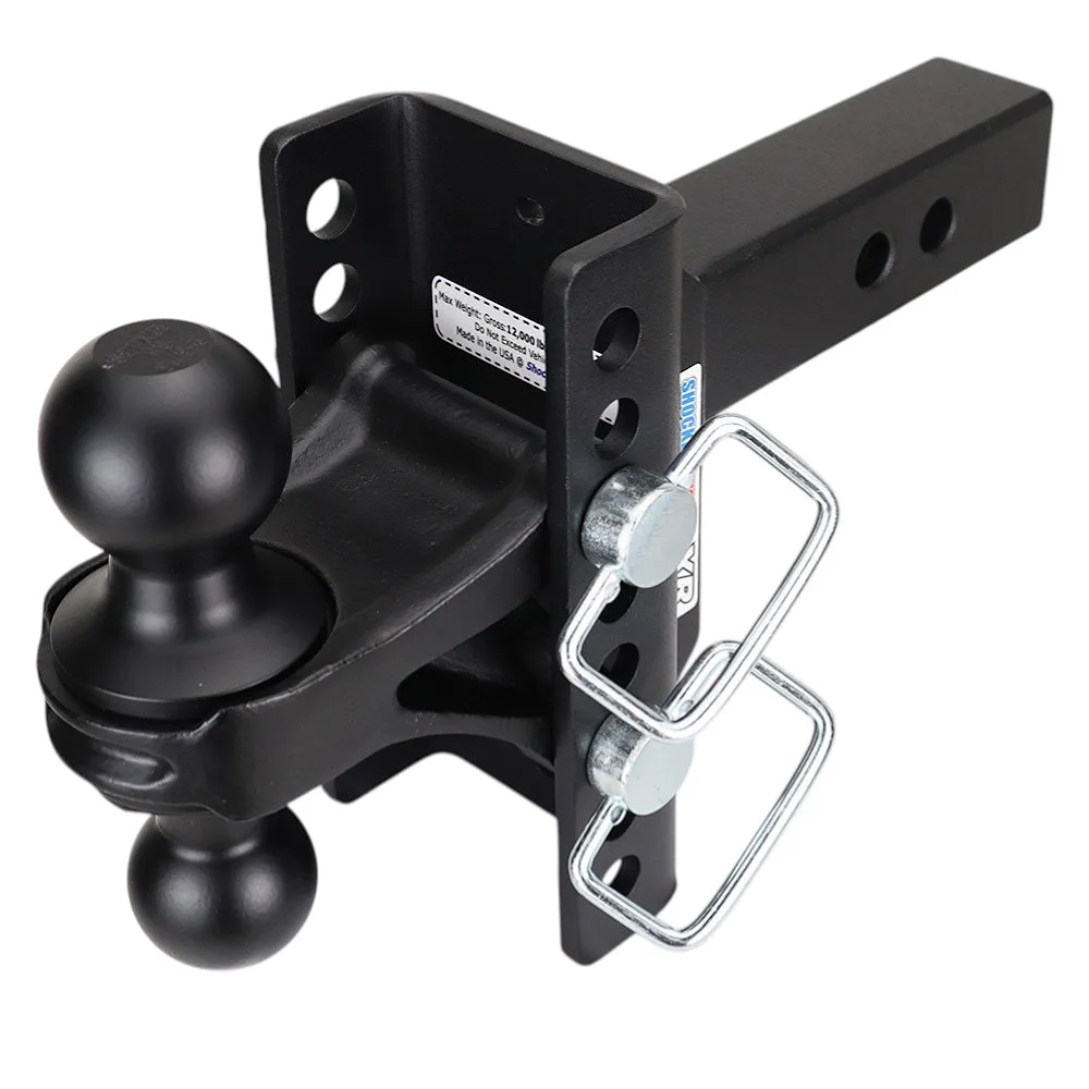 XR Hitch & Black Combo Ball w/2" & 2-5/16" Hitch Balls