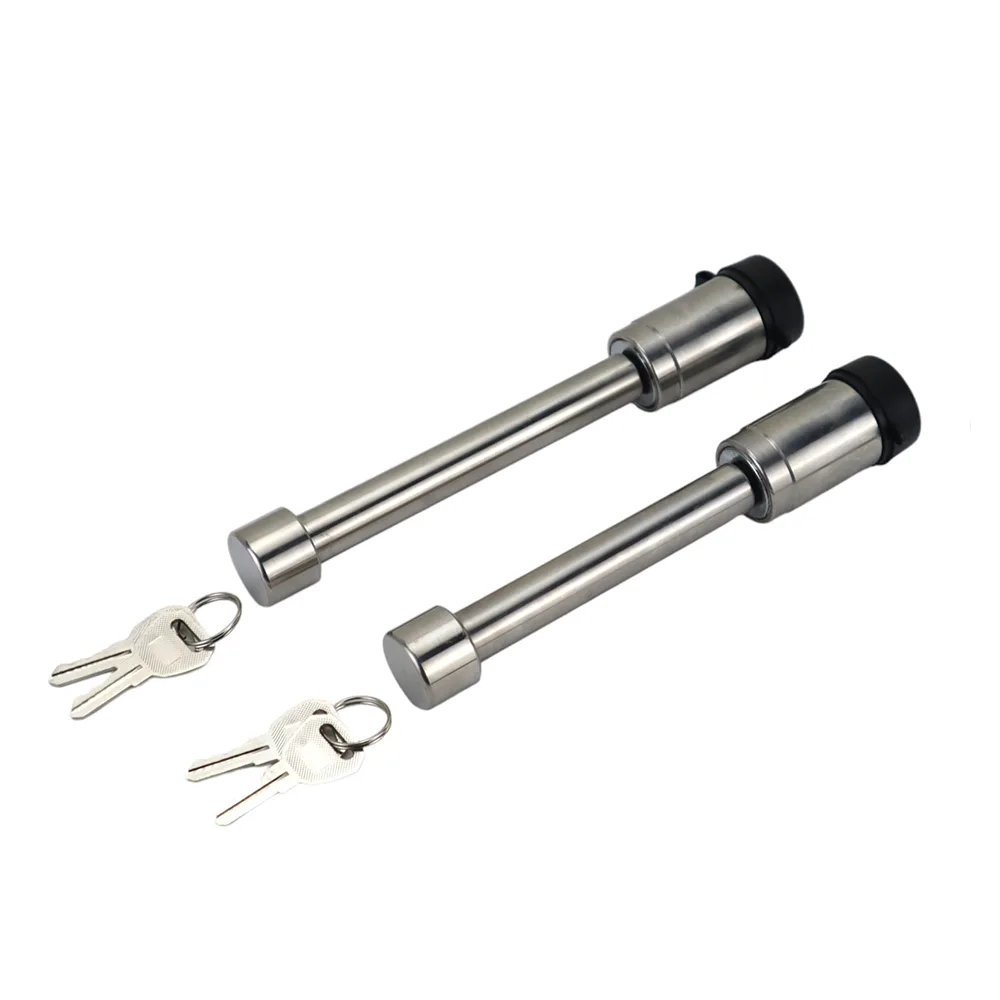 2 Pack - Locking Hitch Pin & Ball Mount Attachment 1 of 5/8" x 3-5/8" L Span Locking Pin & 1 of 5/8″ x 4-5/8″L Span Locking Pin