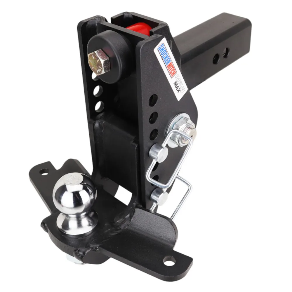 Impact Max Cushion Hitch & Drop Ball Mount w/2-5/16" Ball & Sway Bar Tabs