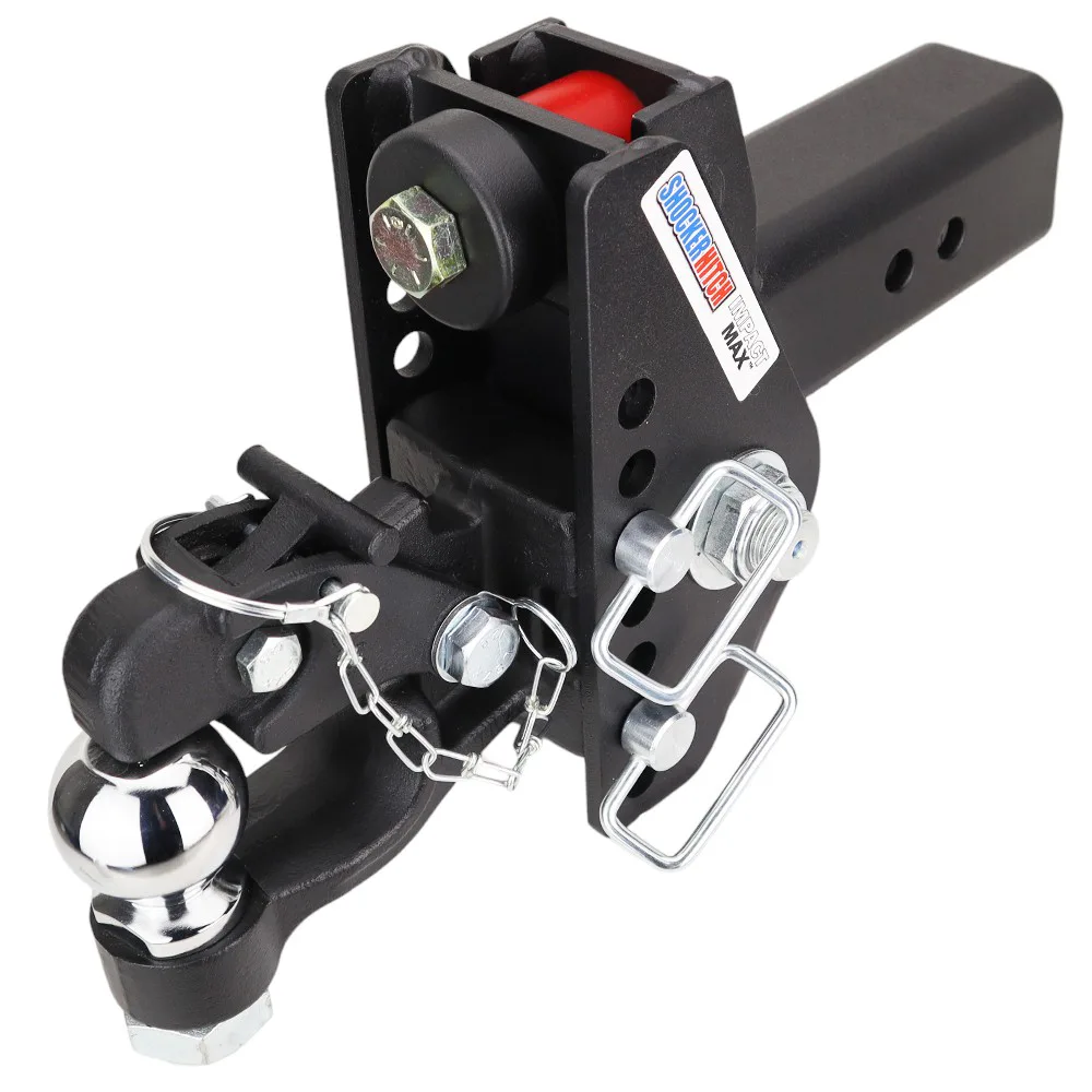 Impact Max Cushion Hitch & 8-Ton Channel Style Pintle Hook with 2-5/16" Ball