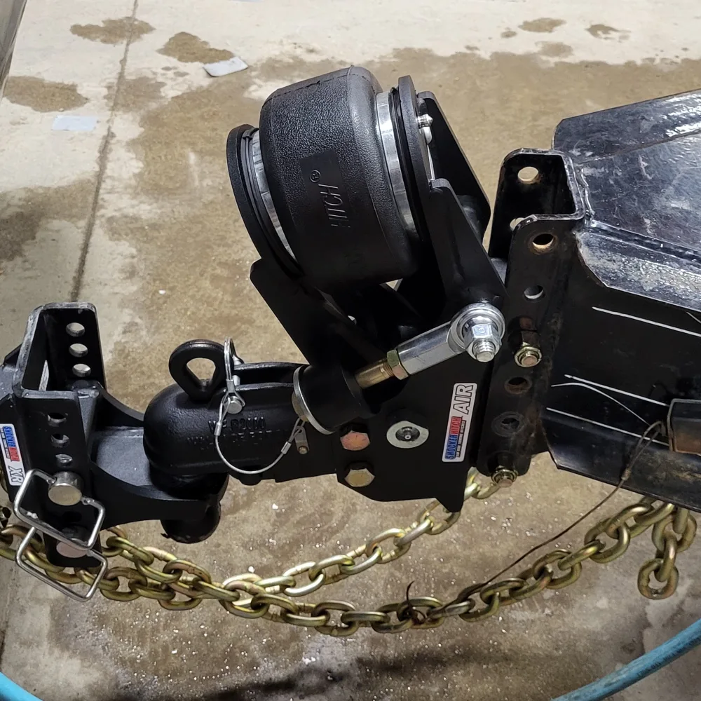 Trailer Tongue Air Coupler Mount 12,000lbs w/ 2" Wallace Forge Auto Locking Coupler
