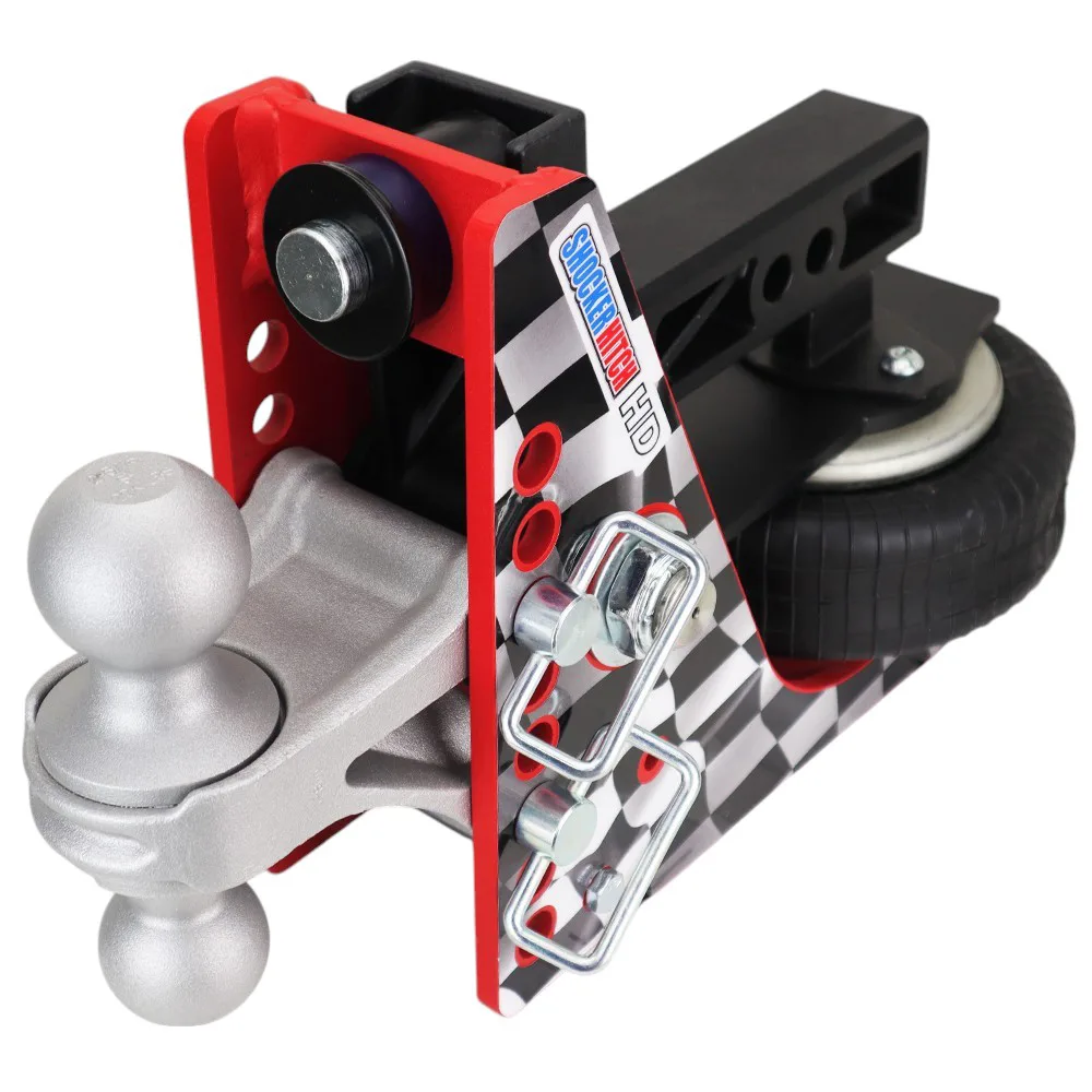 Checkered Flag Protective Vinyl Wrap For Shocker 14K Air Bumper Hitch