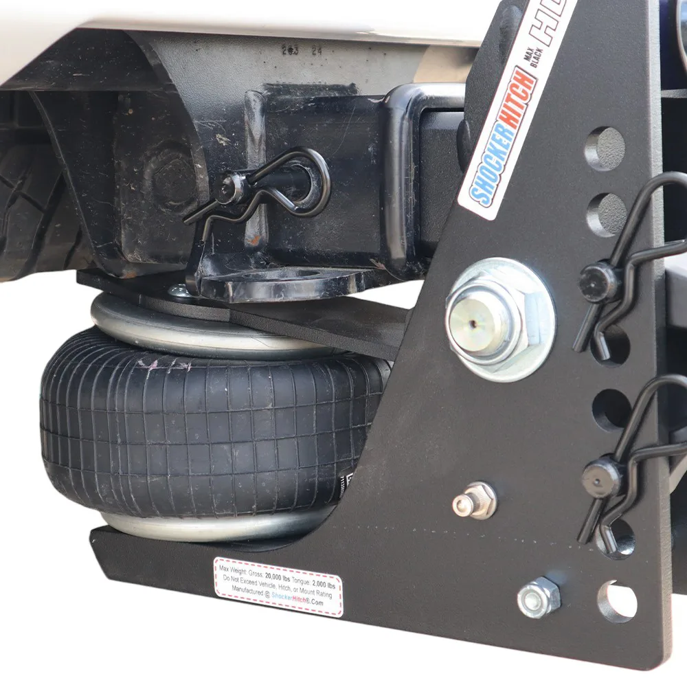Shocker HD Max Black Air Hitch & Drawbar Mount