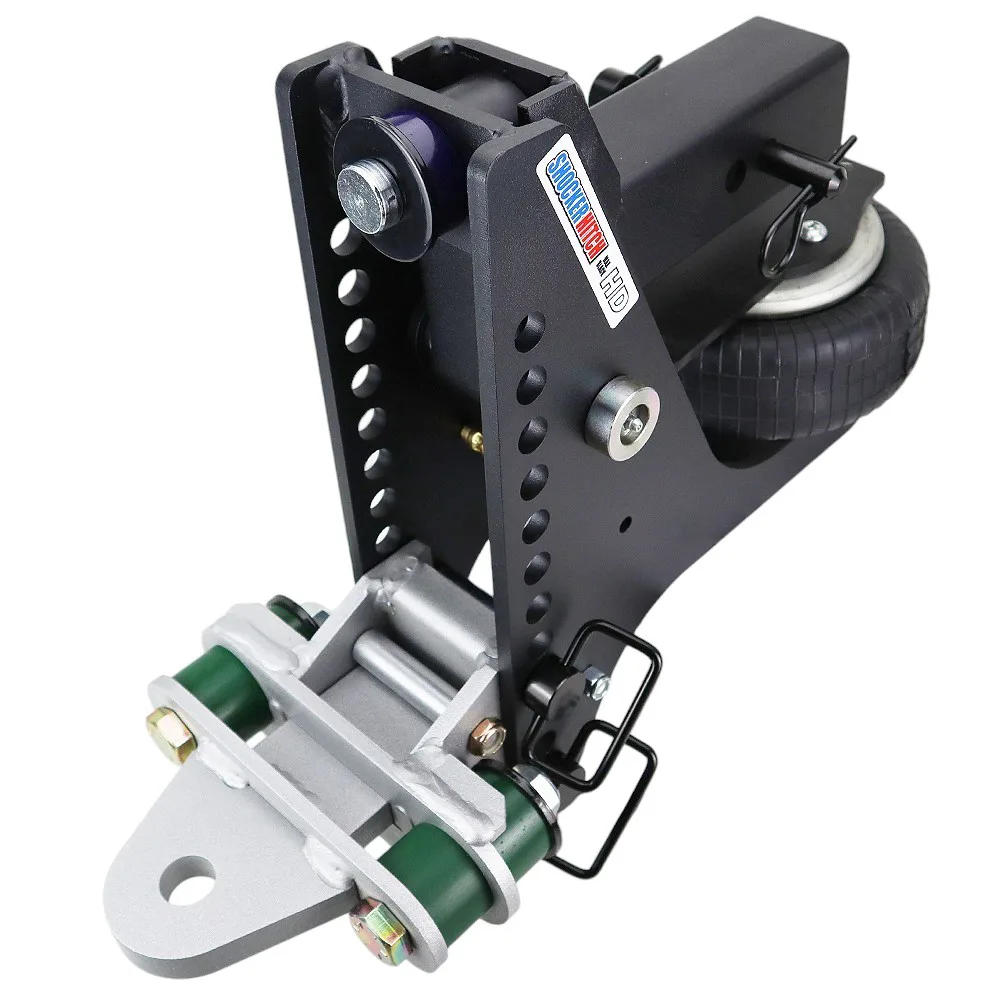 Shocker HD Max Black Super Drop Air Hitch & Cushion Drawbar Mount