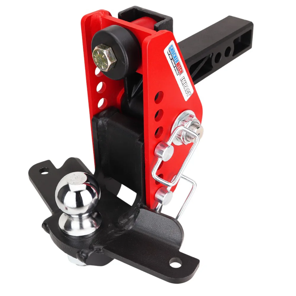 Impact Cushion Hitch & Drop Ball Mount w/2-5/16" Ball & Sway Bar Tabs