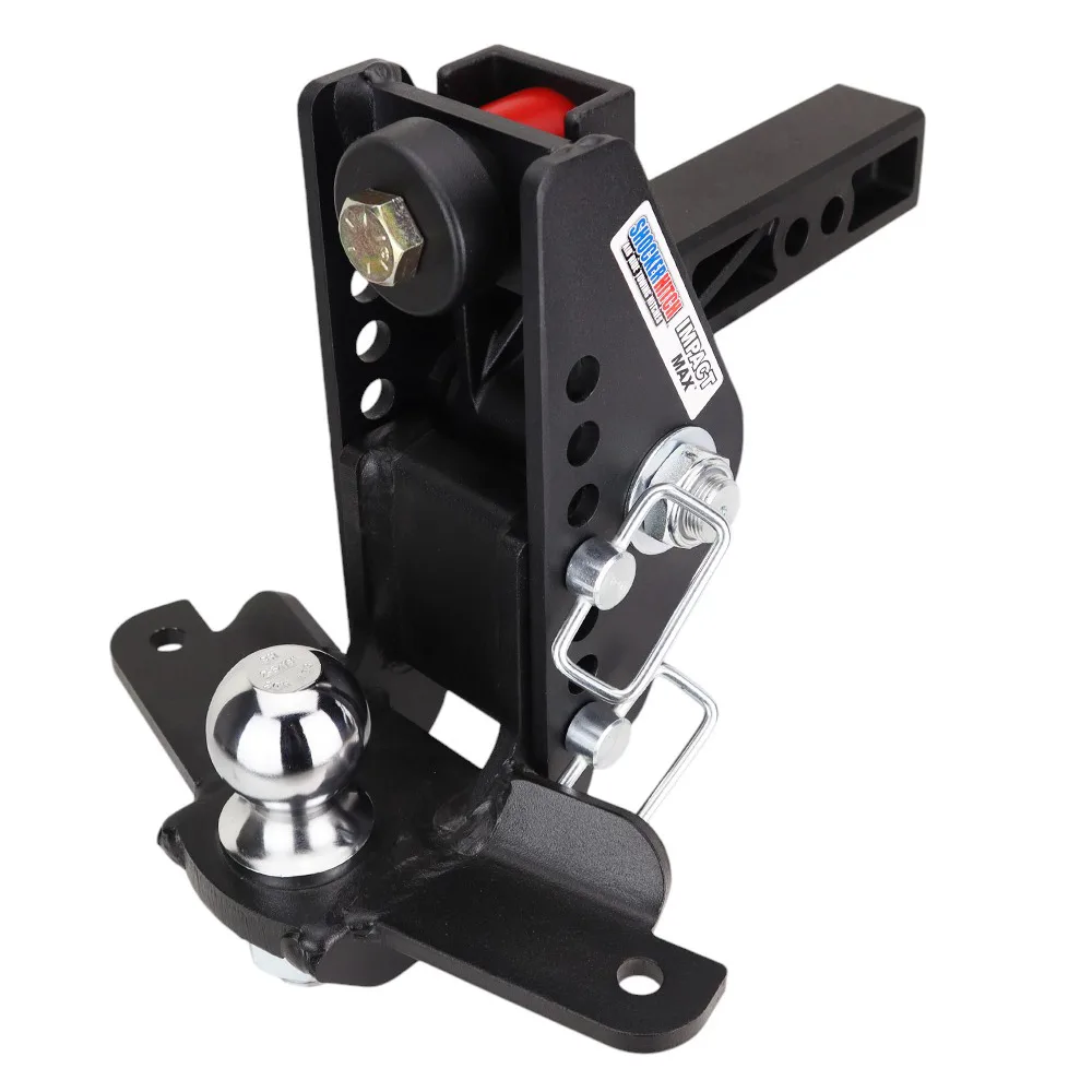 Impact Max Cushion Hitch & Drop Ball Mount w/2-5/16" Ball & Sway Bar Tabs