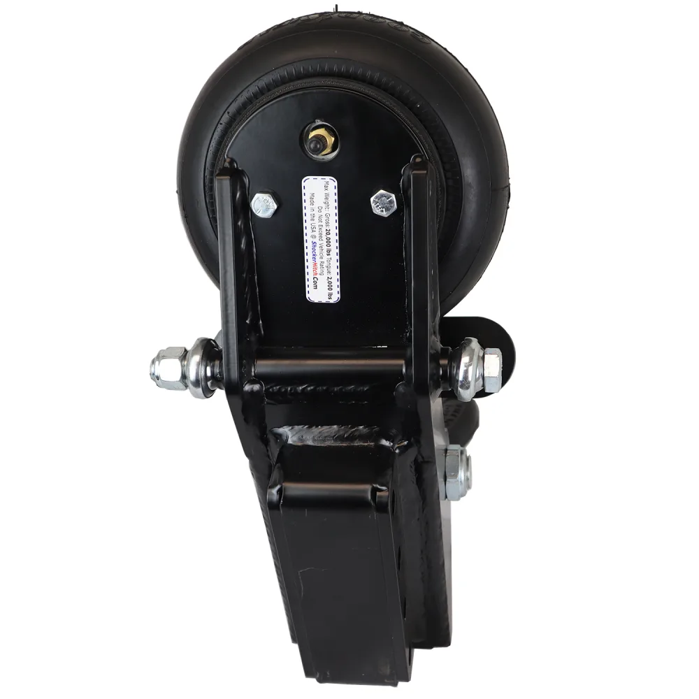 Heavy Duty Air Trailer Tongue Mount - No Coupler - Vertical Channel Mount