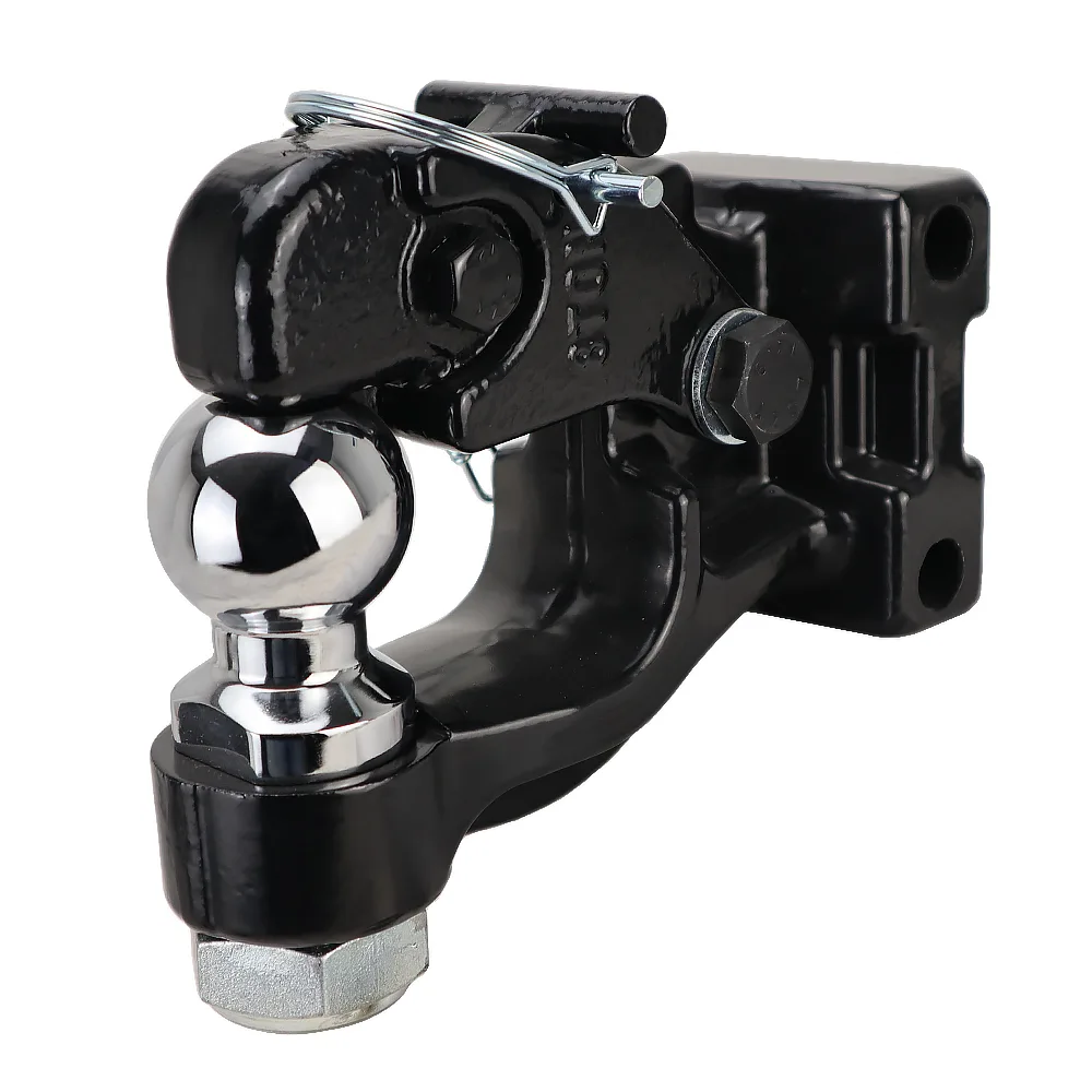 Shocker HD Air Channel Style Pintle & Ball w/Mount Hitch