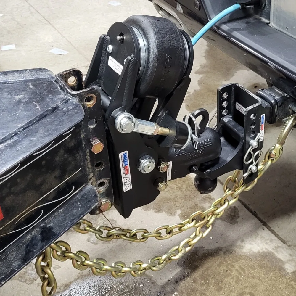 Trailer Tongue Air Coupler Mount 12,000lbs w/ 2" Wallace Forge Auto Locking Coupler