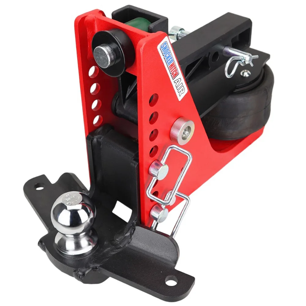 Shocker Air Hitch & Drop Ball Mount w/ 2-5/16" Ball & Sway Bar Tabs