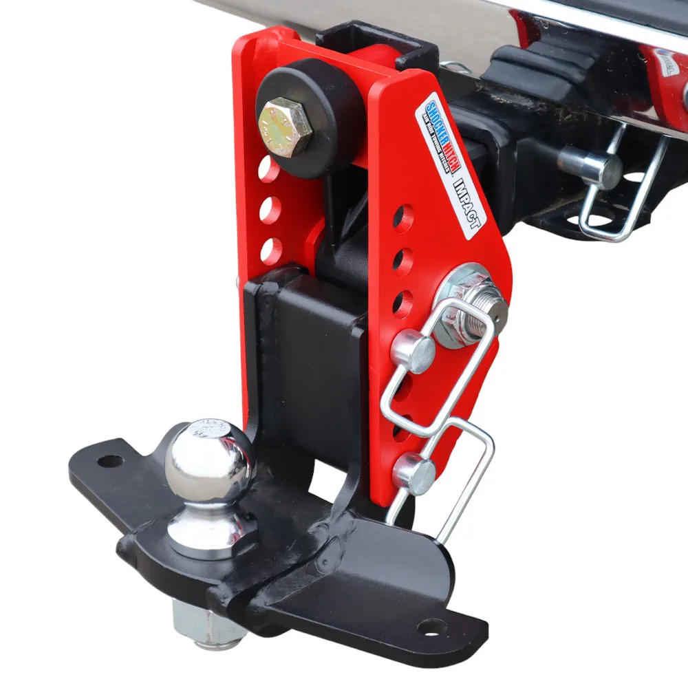 Impact Cushion Hitch & Drop Ball Mount w/2" Ball & Sway Bar Tabs