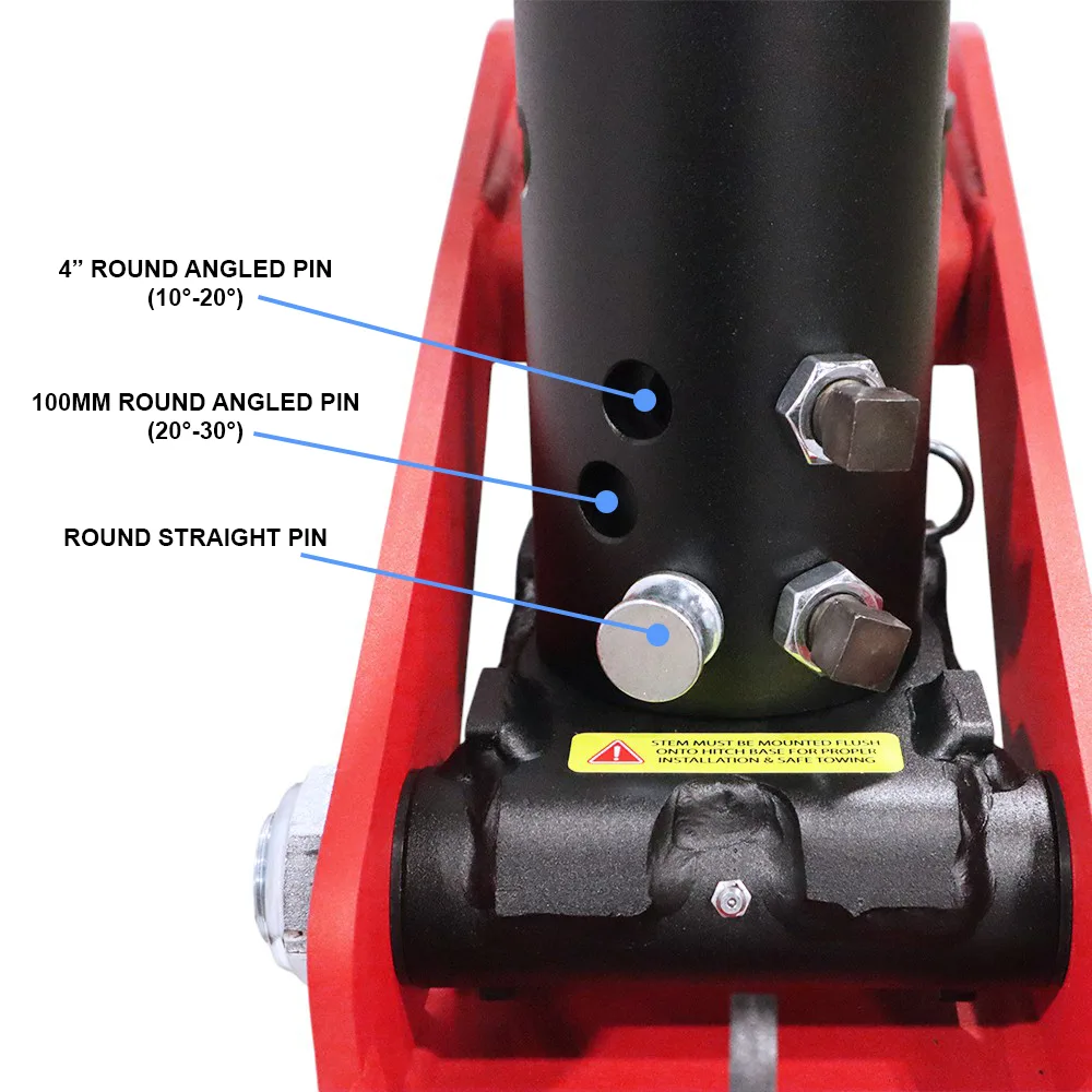Shocker Gooseneck Surge Air Hitch & Shift Lock Coupler for 2-5/16" Ball