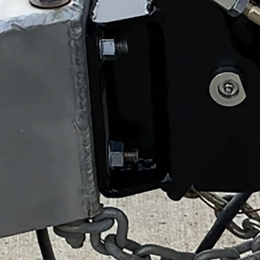 Air Trailer Tongue Mount - No Coupler - Square Plate Mount