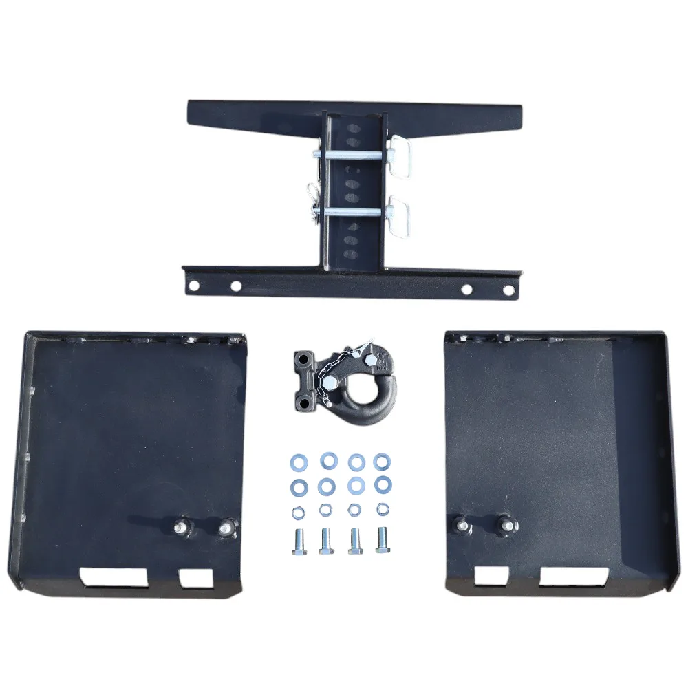 Shocker SKID STEER Bolt Together Trailer Mover Attachment with XR Channel Adapter & Channel Style Pintle Hook