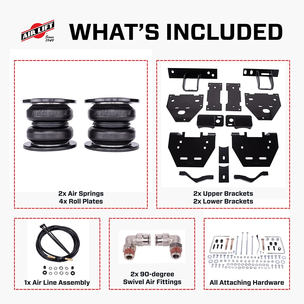 Air Lift LoadLifter 7500 XL Air Spring Kit - Includes - ALC-57579