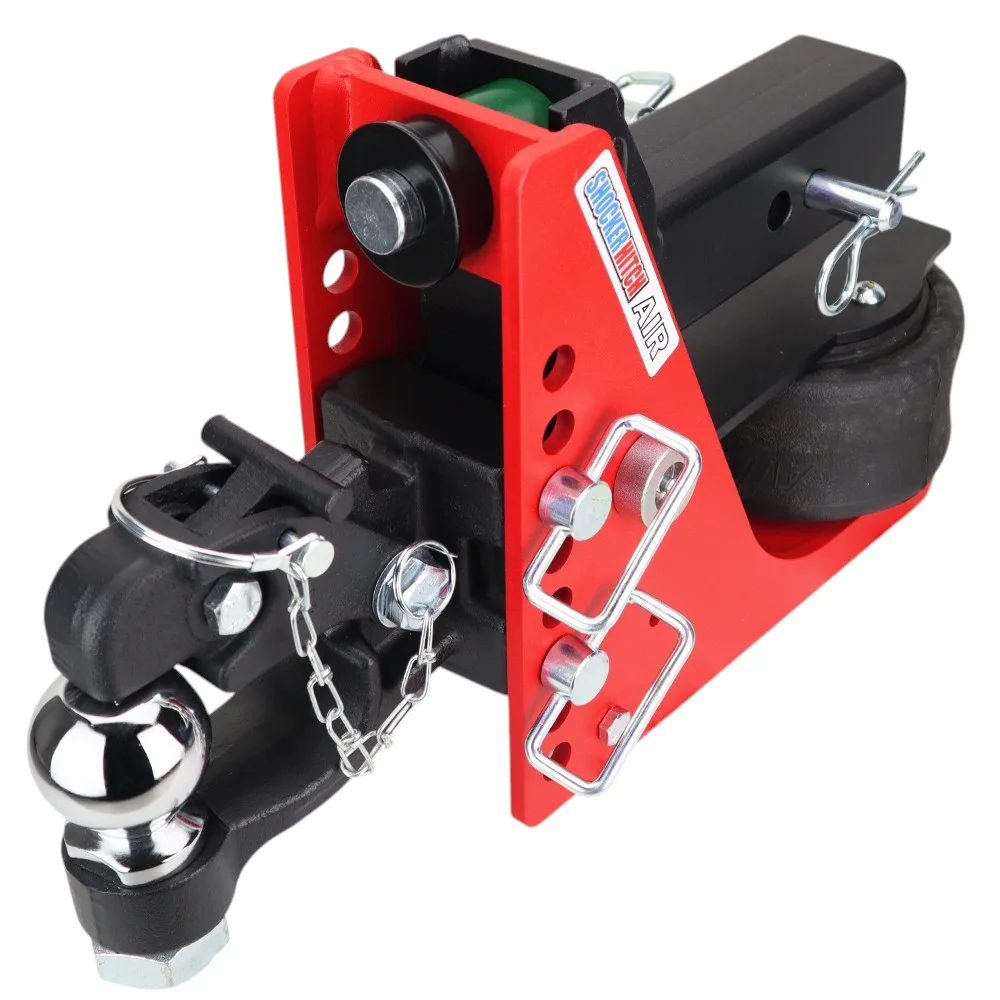 Shocker Air Channel Style Pintle & Ball Hitch