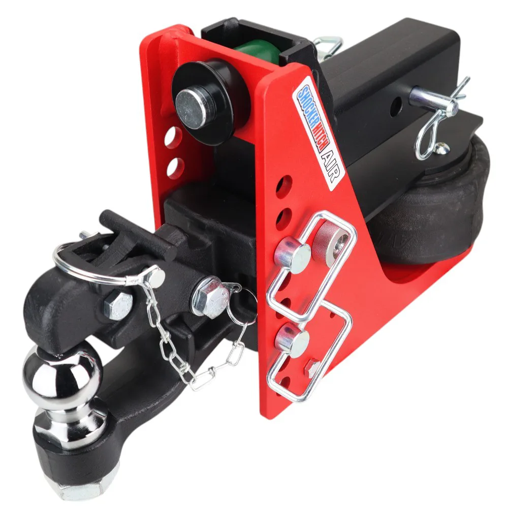 Shocker Air Channel Style Pintle & Ball Hitch