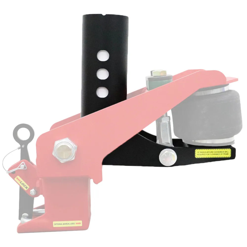 Replacement Air Gooseneck Stem for Quick Air with Bushings & Grease Zerk