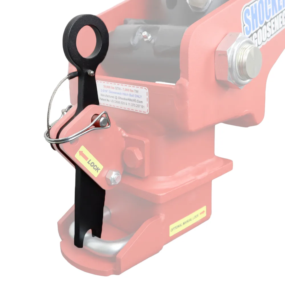 Replacement Shift Lock Handle Lever Only with Clip (Handle Lever with Safety Chain Pin& Clip) for 2-5/16" Ball