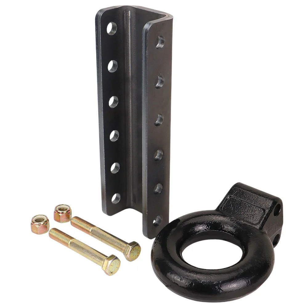 Shocker 5 Position Pintle Ring & 6 Hole Weld-On Vertical Channel - 10-Ton