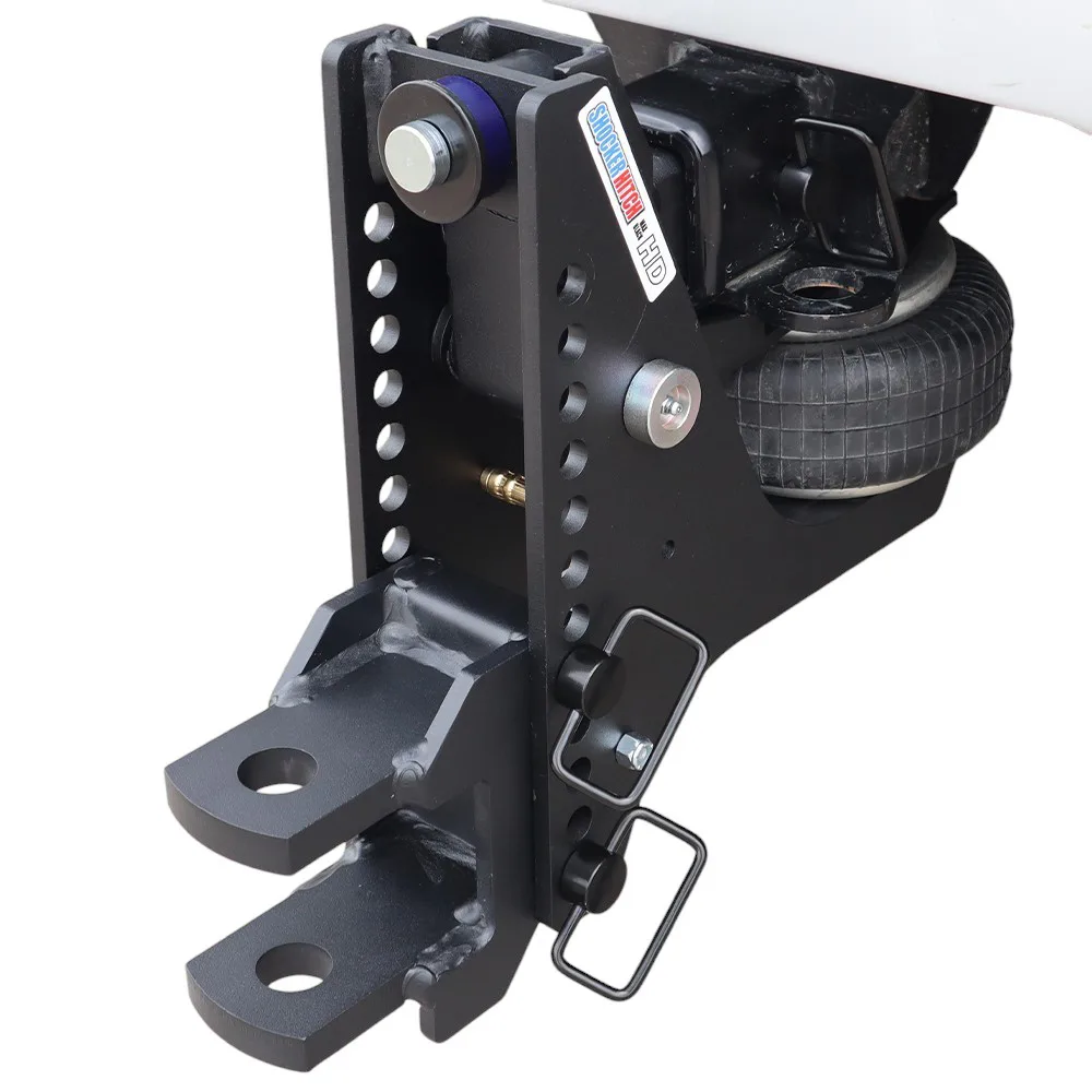 Shocker HD Max Black Super Drop Air Hitch & Clevis Mount