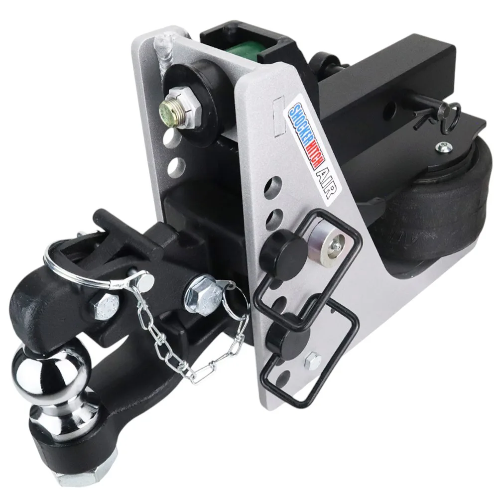 Shocker 10K Aluminum Air Channel Style Pintle & Ball Hitch
