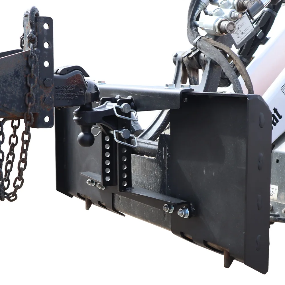 Shocker SKID STEER Bolt Together Trailer Mover Attachment with XR Channel Adapter & Channel Pintle & 2-5/16" Ball