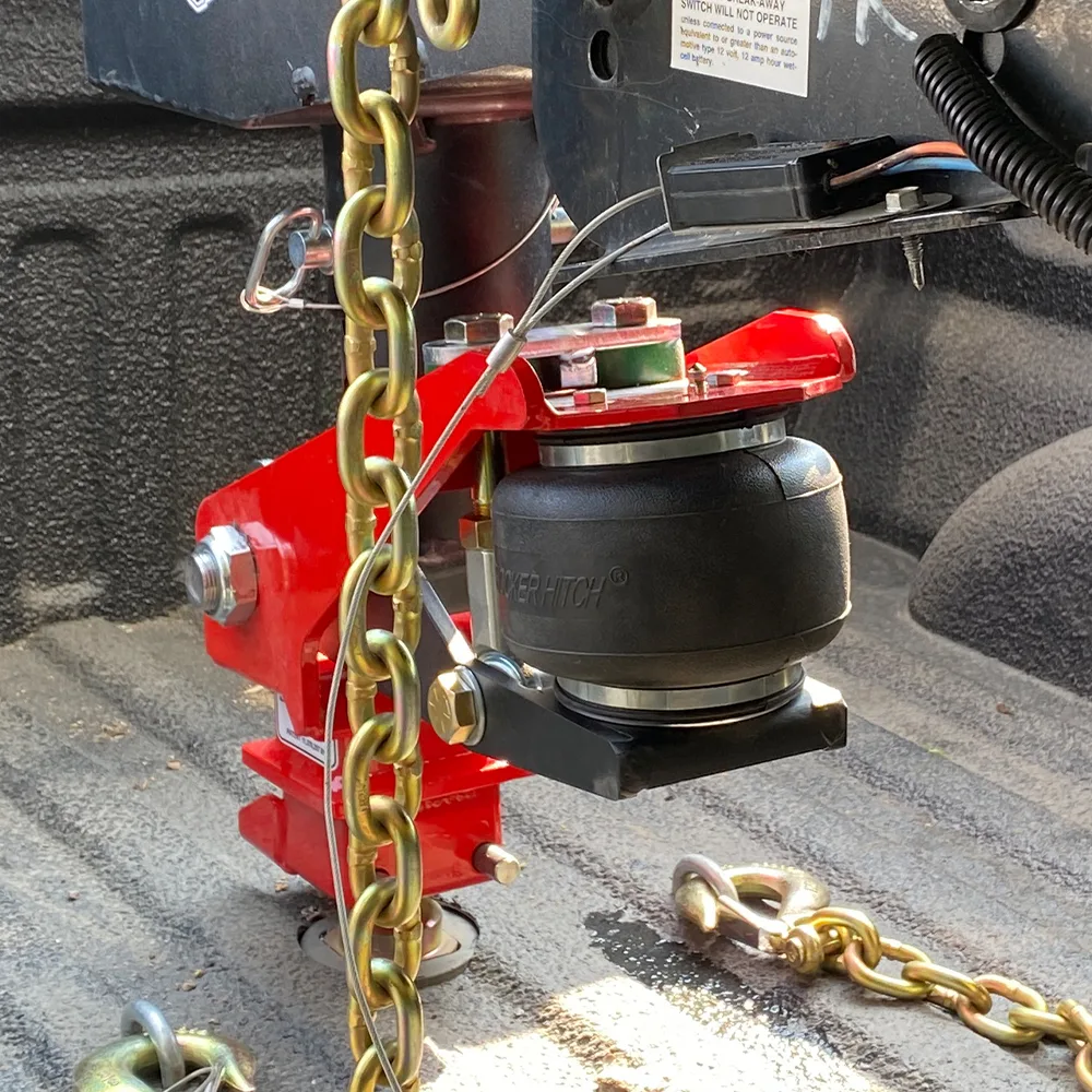 Shocker 40K Gooseneck Surge Air Hitch & Shift Lock Coupler for 3" Ball