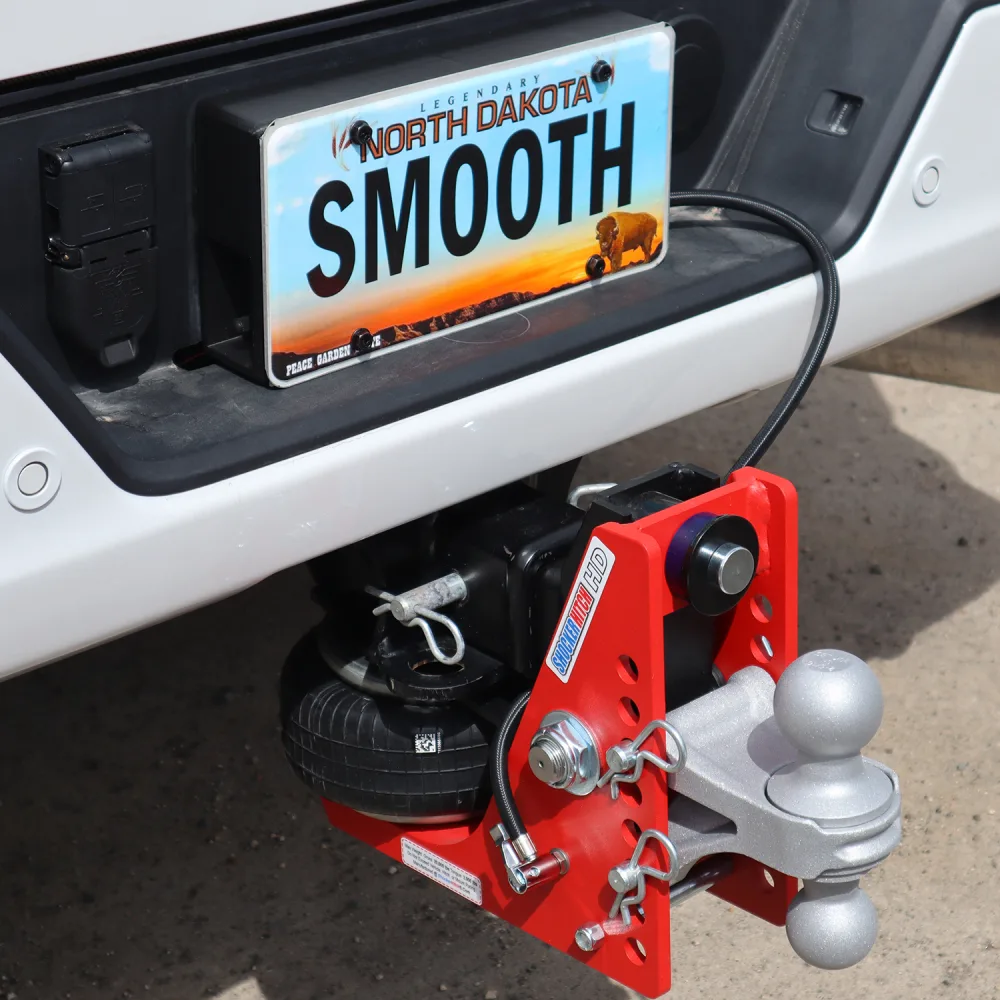 Shocker Auto Air Compressor Kit - License Plate Mount - Kit with 5' Air Line & Lock-on Chuck