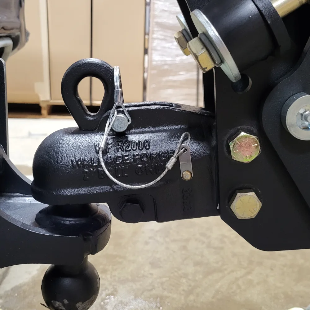 Trailer Tongue Air Coupler Mount 12,000lbs w/ 2" Wallace Forge Auto Locking Coupler