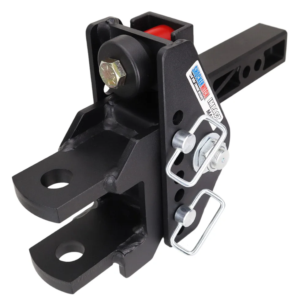 Impact Max Cushion Hitch & Clevis Pin Mount w/1-1/4" Holes