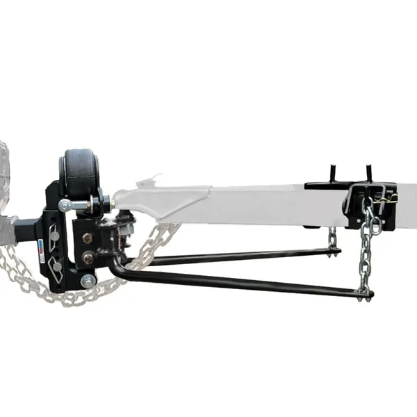 Shocker Air Equalizer & Chain Style Round Bar WD Hitch