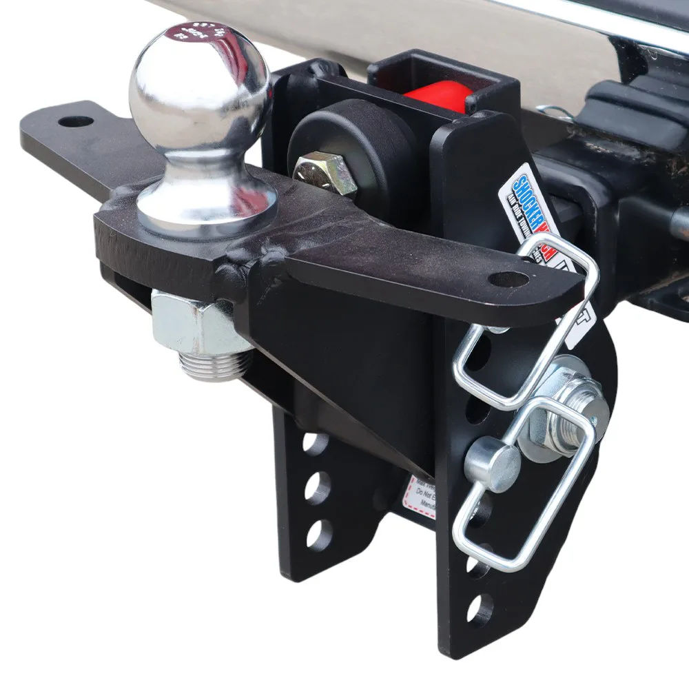 Impact Max Cushion Hitch & Raised Ball Mount w/2" Ball & Sway Bar Tabs