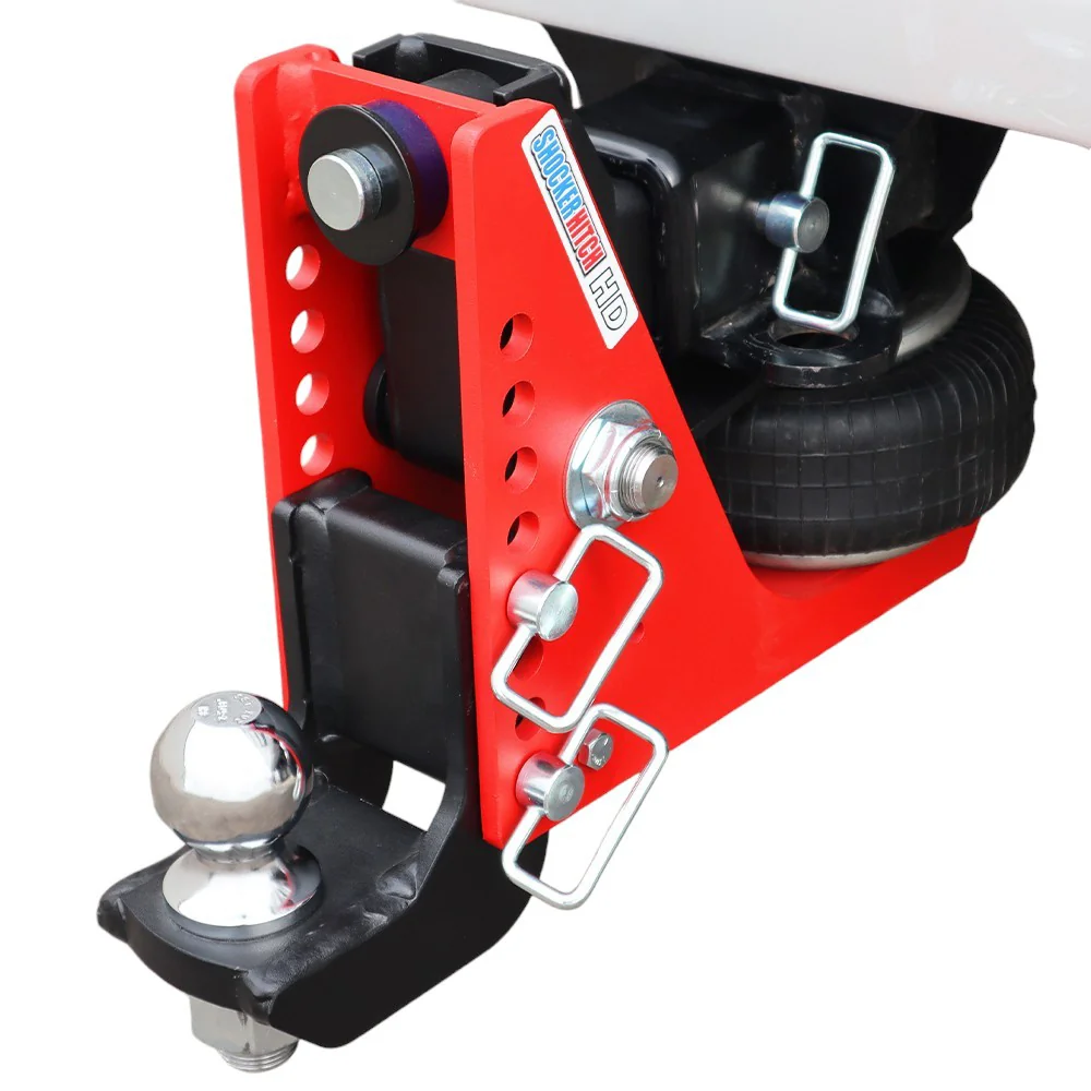 Shocker HD Air Hitch & Drop Ball Mount w/ 2-5/16" Ball — Shocker bumper-pull receiver hitch (SKU SH-HD640-250-25)