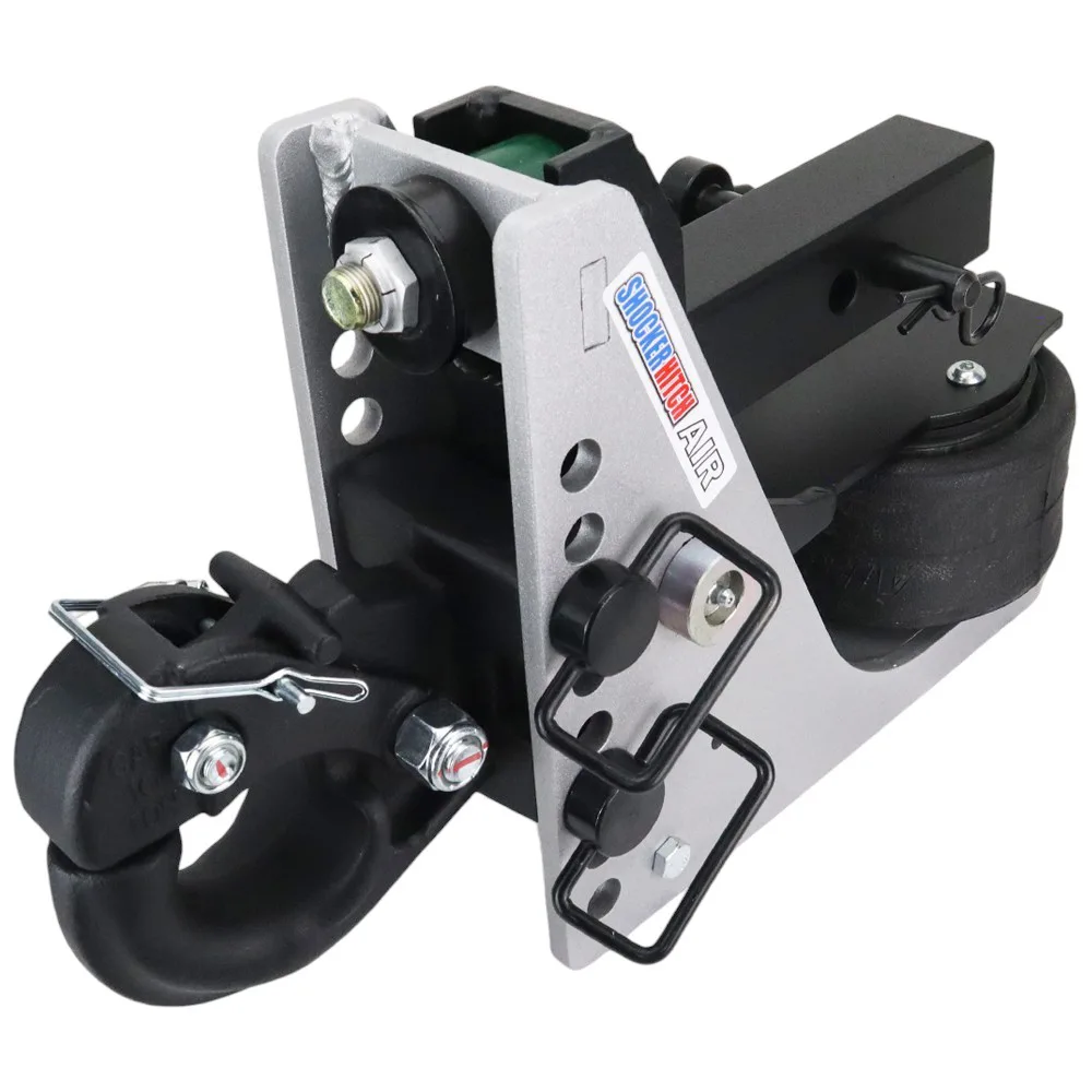 Shocker 10K Aluminum Air Hitch & Channel Style Pintle Hook