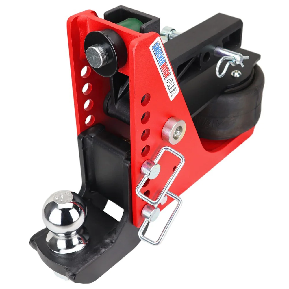 Shocker Air Hitch & Drop Ball Mount w/ 2-5/16" Ball — Shocker bumper-pull receiver hitch (SKU SH-640-200-25)