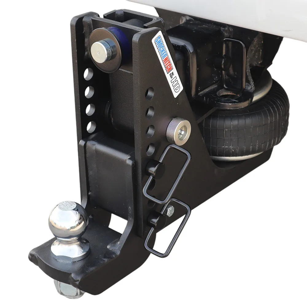Shocker HD Max Black Air Hitch & Drop Ball Mount w/ 2" Ball