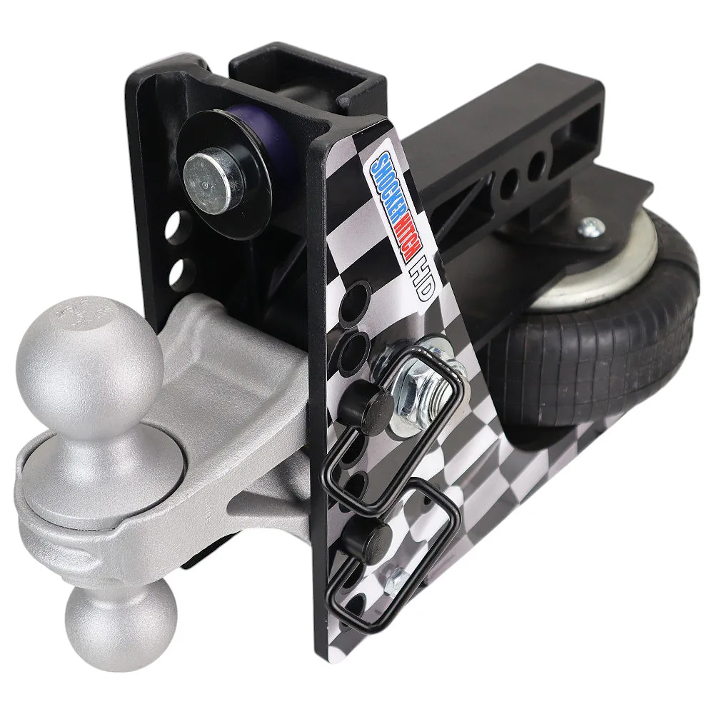 Checkered Flag Protective Vinyl Wrap For Shocker 14K Air Bumper Hitch