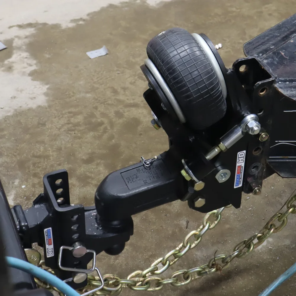 HD Trailer Tongue Air Coupler Mount 25,000lbs w/ 2-5/16" Wallace Forge Auto Locking Coupler (fits 2-5/16" Hitch Ball)