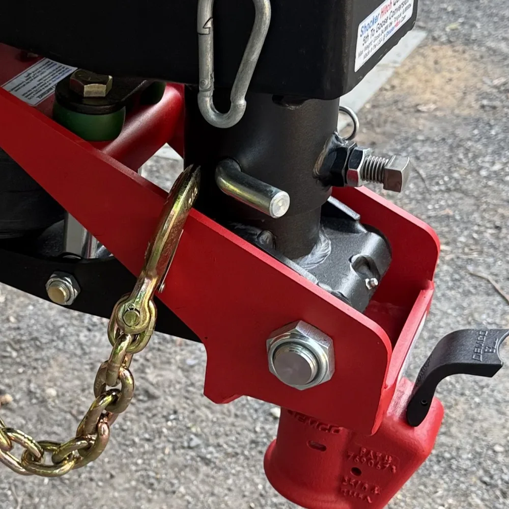 Shocker Quick Air Gooseneck Hitch & Demco Coupler for 5th Wheel Gooseneck Pin Box