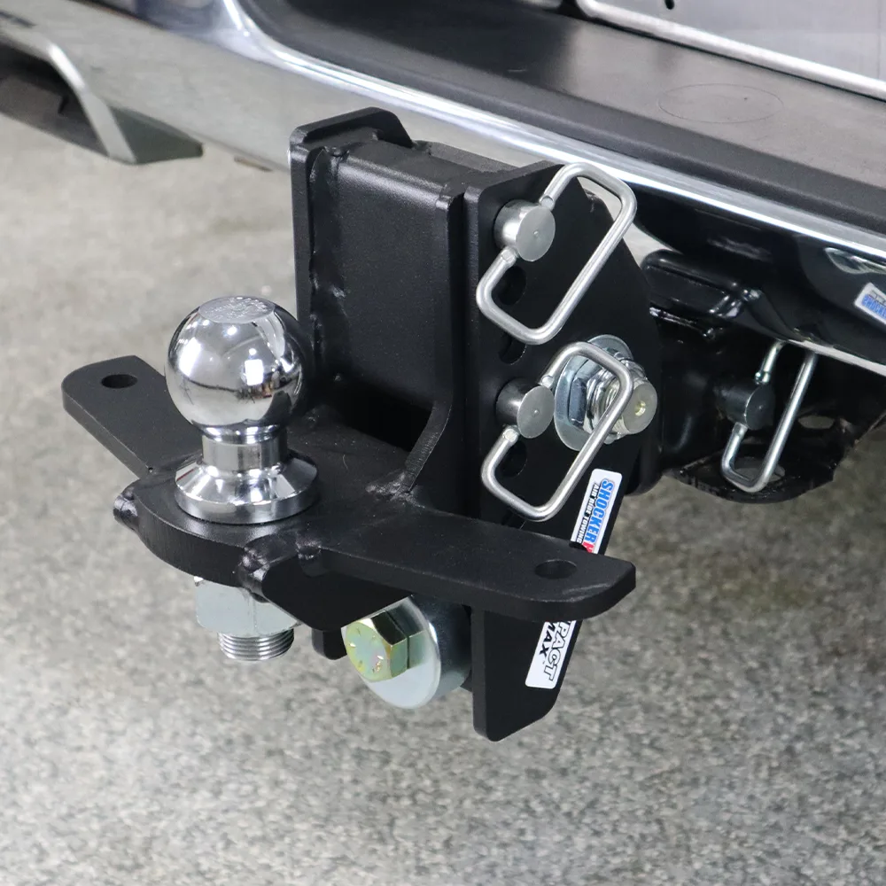 Impact Max Cushion Hitch & Raised Ball Mount w/2" Ball & Sway Bar Tabs