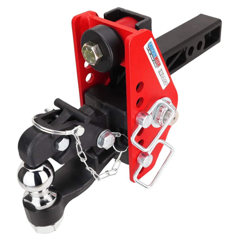 Impact Max Cushion Hitch & 8-Ton Channel Style Pintle Hook with 2" Ball