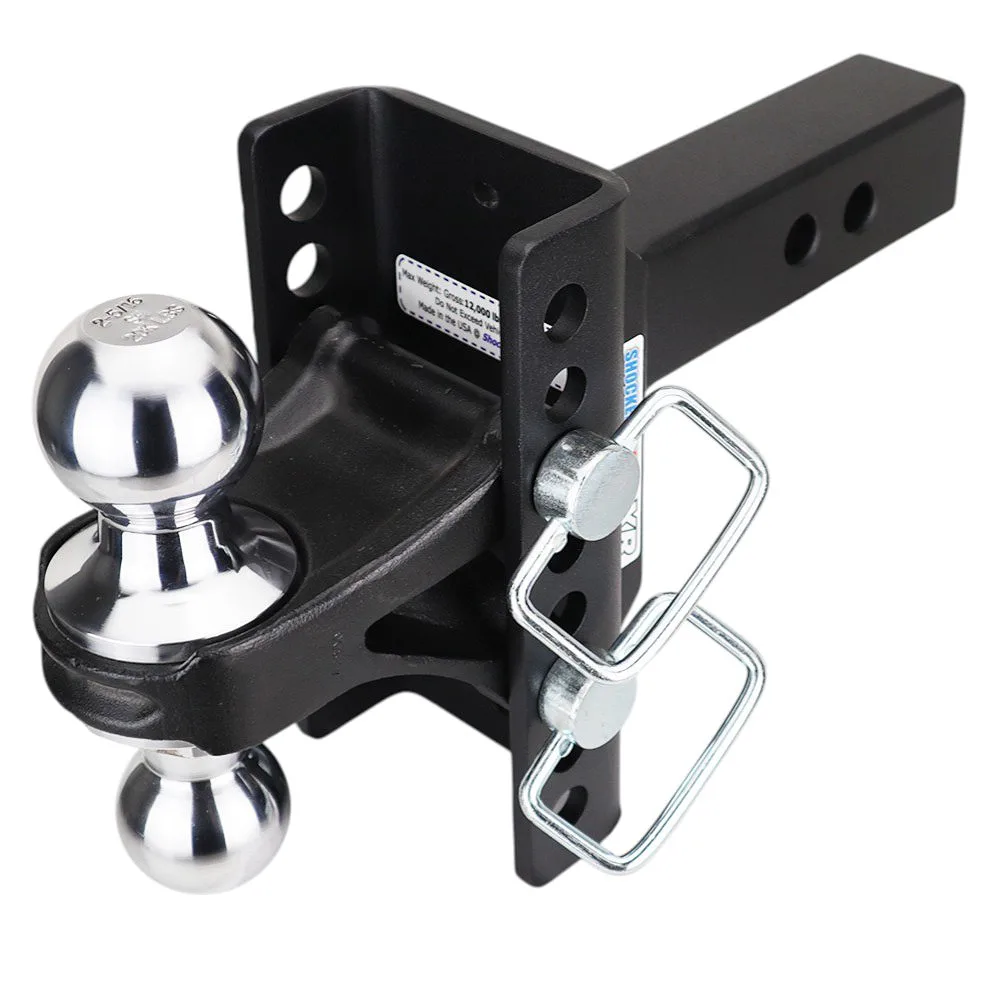 XR Hitch & Chrome Combo Ball w/2" & 2-5/16" Hitch Balls
