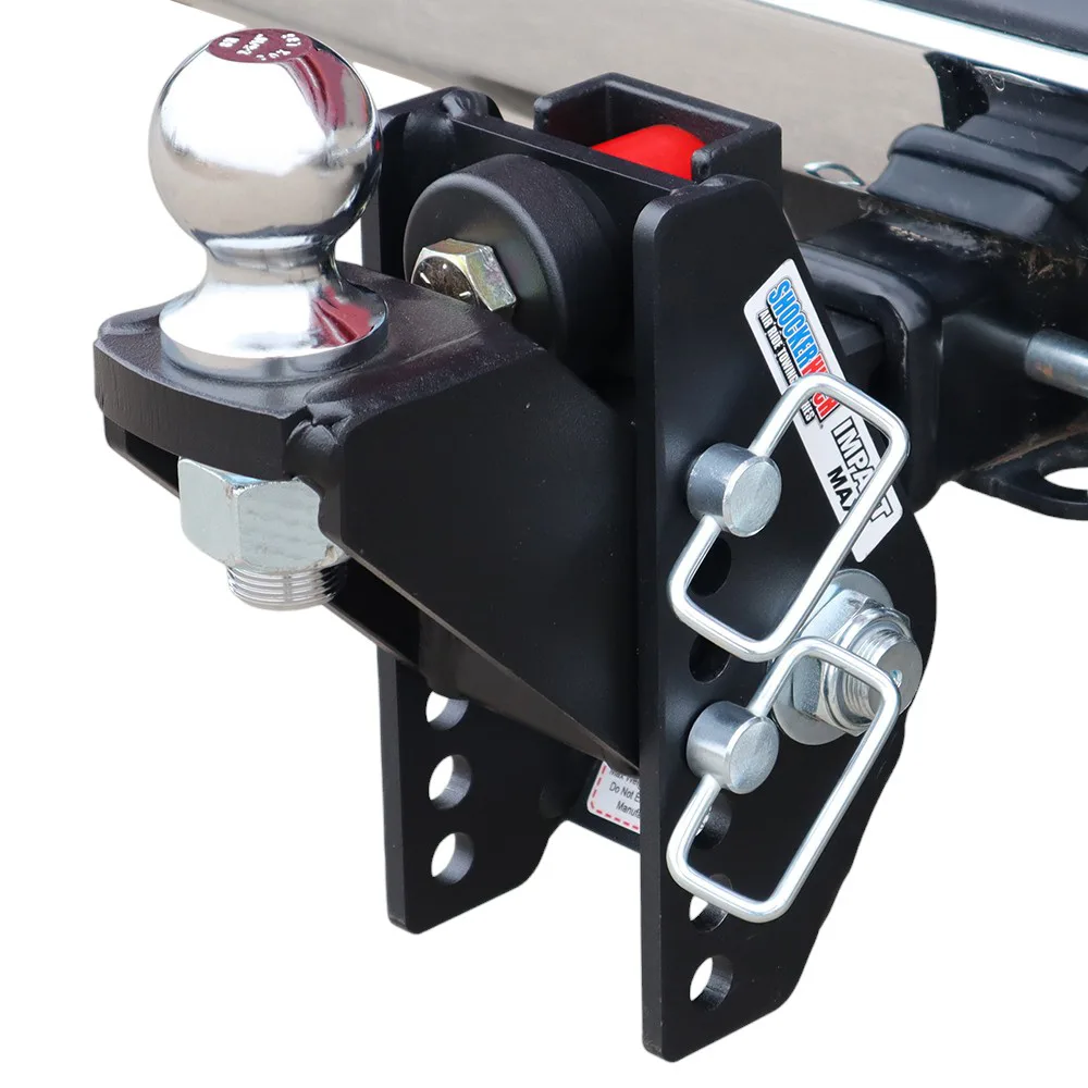 Impact Max Cushion Hitch & Raised Ball Mount w/2-5/16" Ball