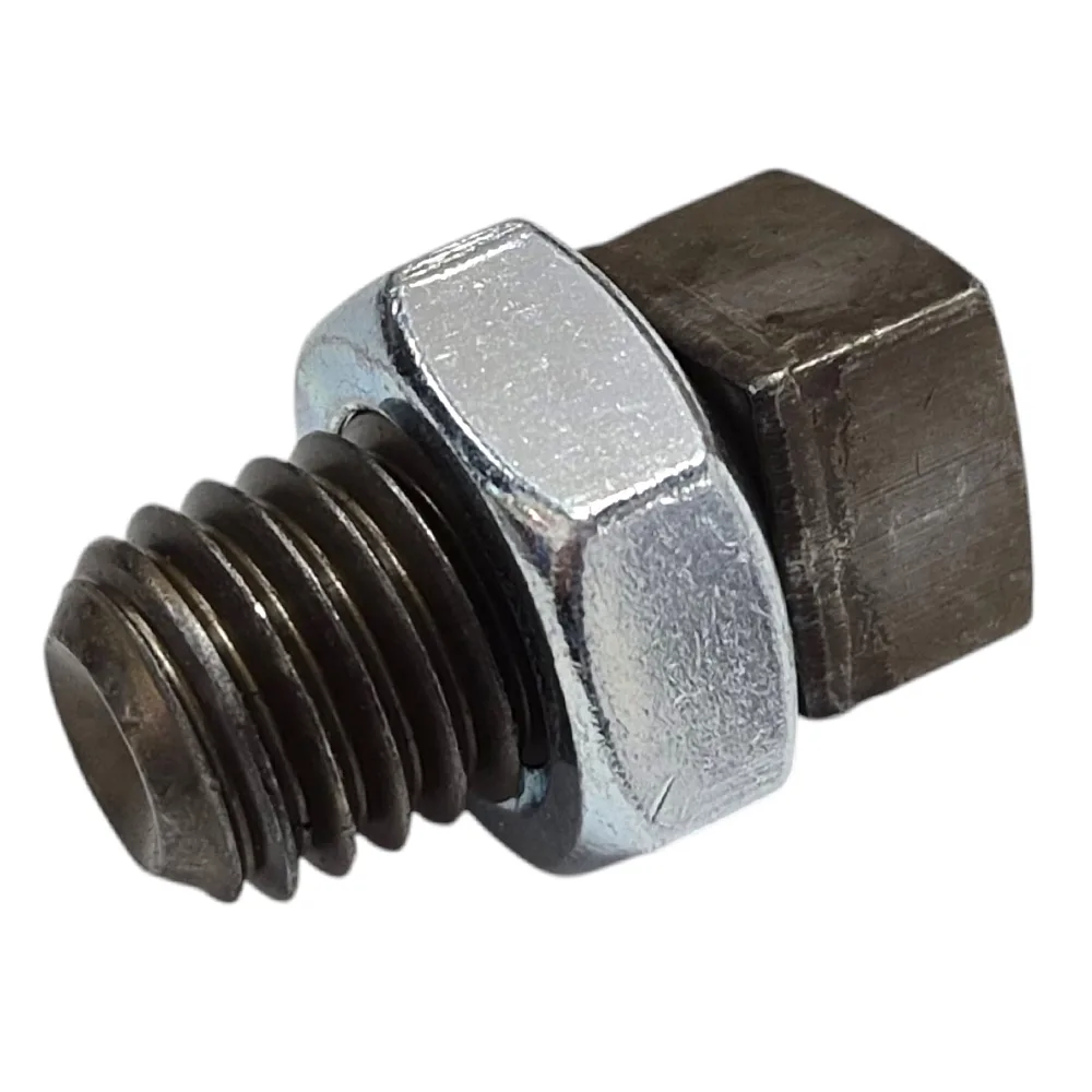Shocker 5/8" by 1"L Set Bolt & Jam Nut for Multi-Fit Round Gooseneck Air Stem