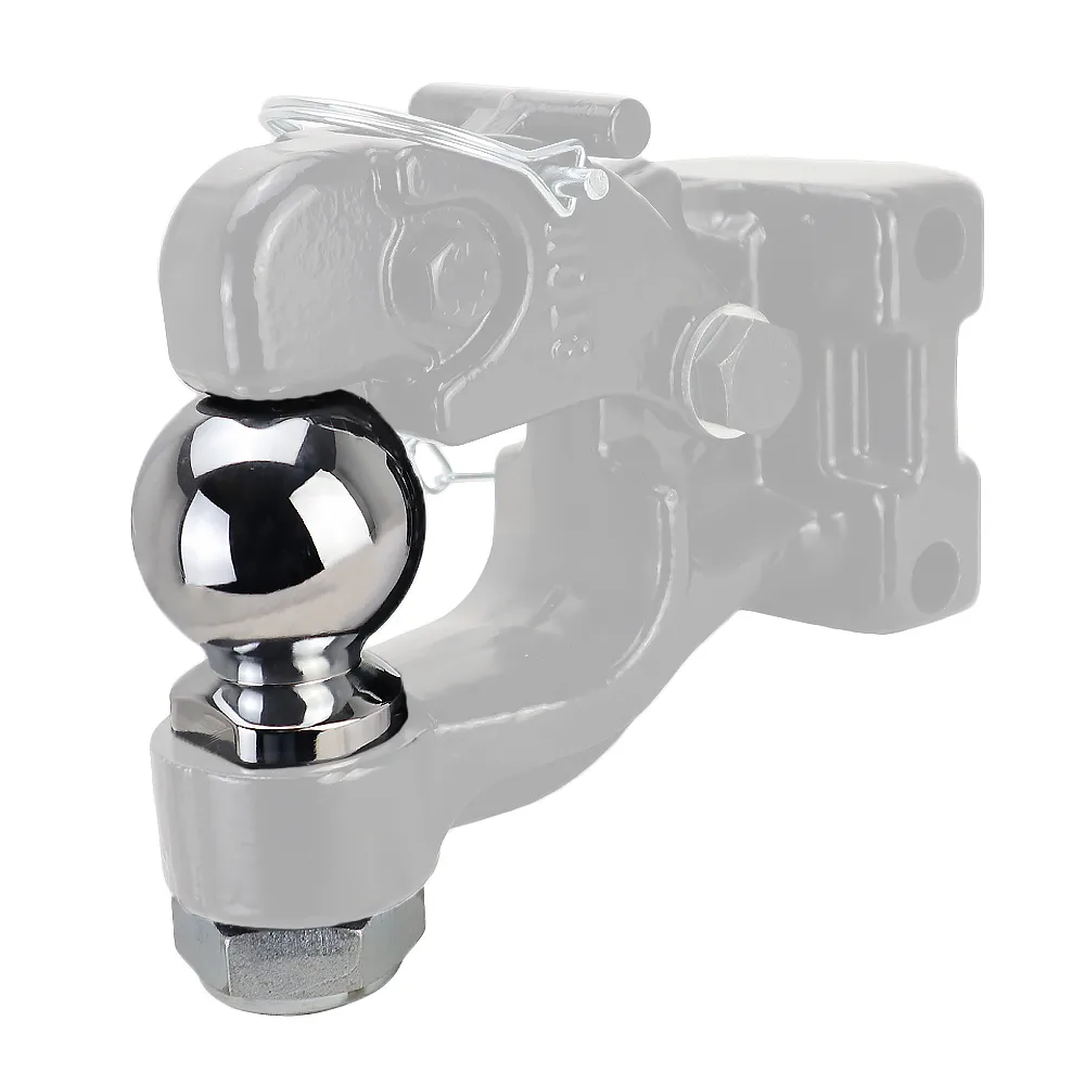 Shocker 2-5/16″ Chrome Pintle Hitch Ball w/ 1-1/4″ Diameter 2-1/4″ Shank - Only Fits SH-334