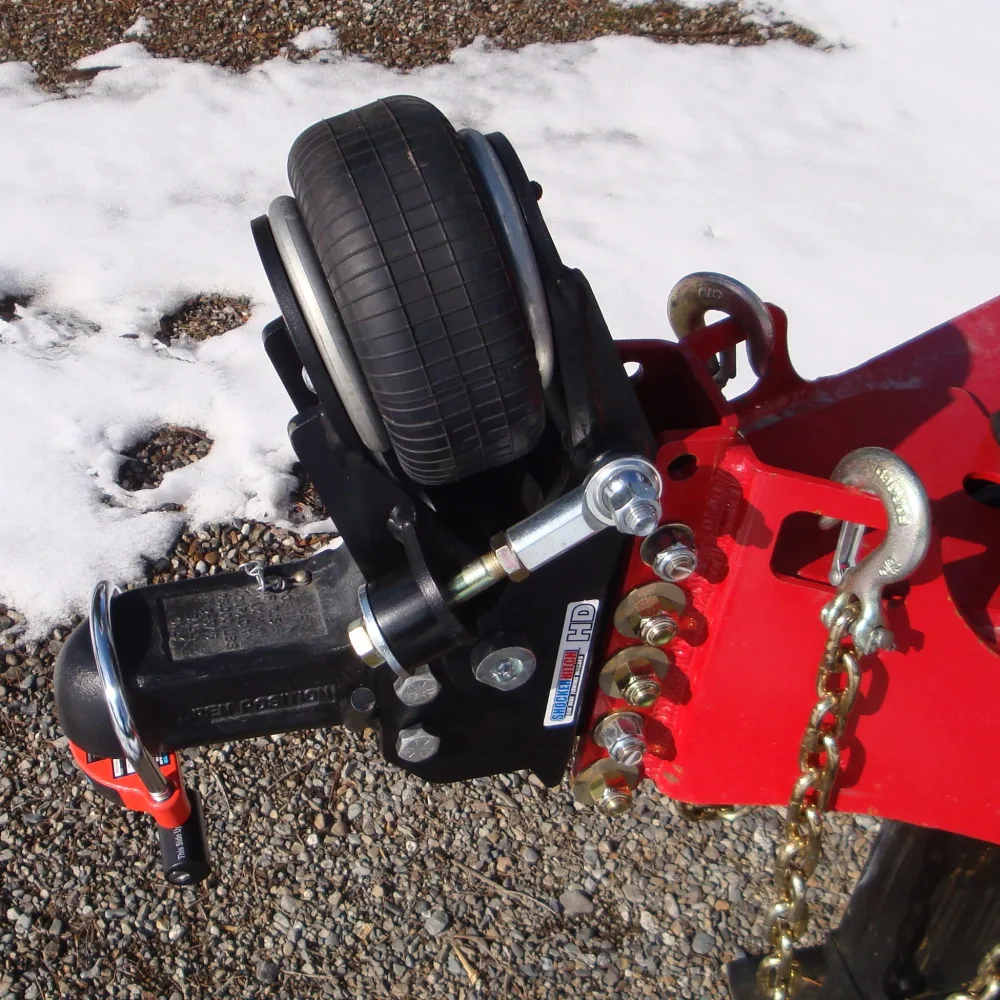 HD Trailer Tongue Air Coupler Mount 25,000lbs w/ 2-5/16" Wallace Forge Auto Locking Coupler (fits 2-5/16" Hitch Ball)