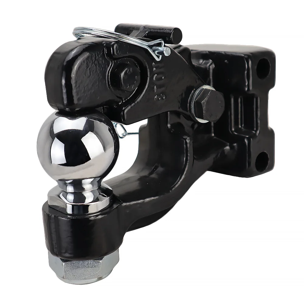 Shocker HD Air Channel Style Pintle & Ball w/Mount Hitch