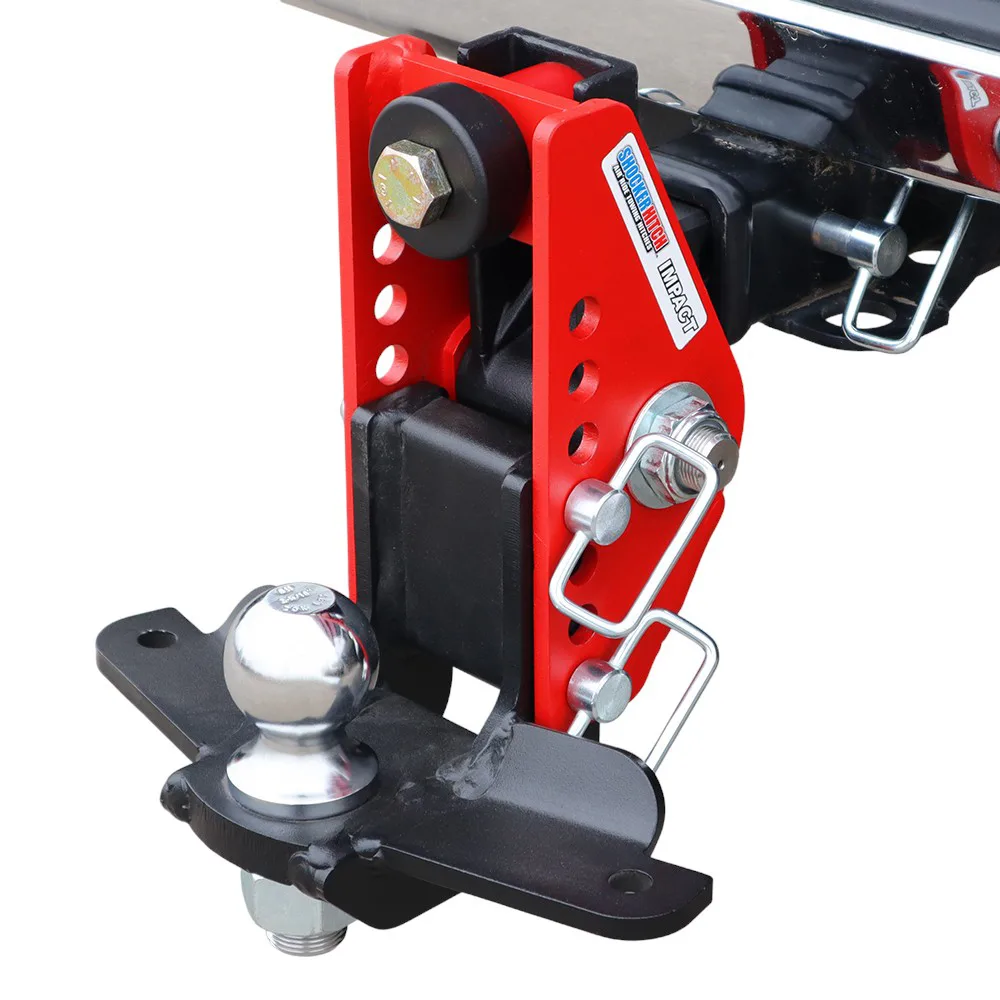 Impact Cushion Hitch & Drop Ball Mount w/2-5/16" Ball & Sway Bar Tabs